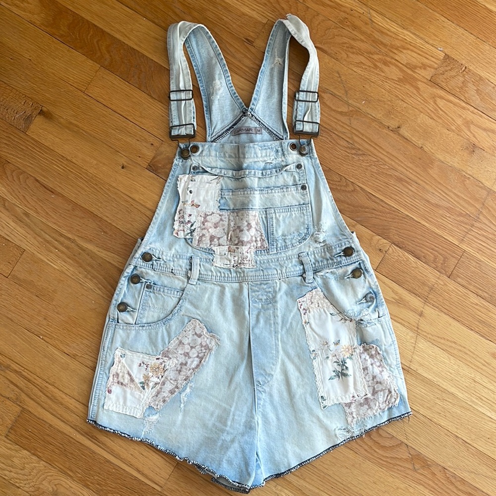 Carmar Patchwork Overalls - image 1